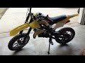 syx moto 50cc dirtbike is broken again