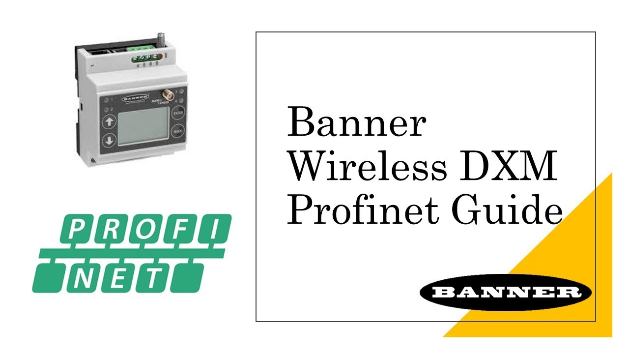 Dxm To Profinet Quick Start Guide Tutorial Youtube