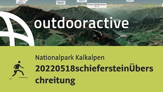 Trailrunning-Strecke im Nationalpark Kalkalpen: 20220518schiefersteinÜberschreitung