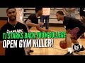 TJ STARKS BACK FROM COLLEGE OPEN GYM KILLER! Ballislife Highlight TJ STARKS BACK FROM COLLEGE OPEN GYM KILLER! Ballislife Highlight