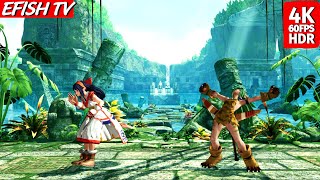 Nakoruru vs Cham Cham (Hardest AI) - Samurai Shodown | 4K 60FPS