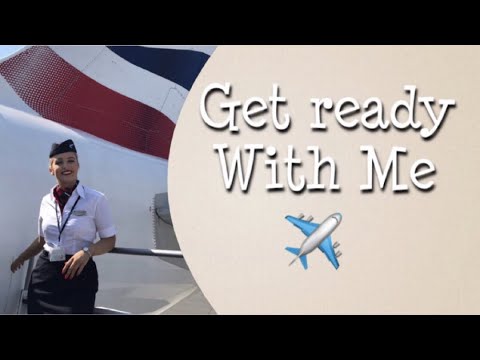 GET READY WITH ME CABIN CREW MAKEUP | BRITISH AIRWAYS - YouTube