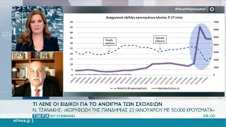 Τζανάκης: Κορύφωση της πανδημίας 23 Ιανουαρίου με 50.000 κρούσματα | OPEN TV