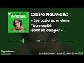 claire nouvian « les océans et donc l’humanité sont en danger »