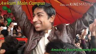 Farman Kaskar in abdul wali khan university main campus mardan || farman new video mardan 2019