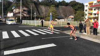 【長崎新聞】県下一周駅伝　２日目・旧NTT佐々局前①