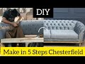 How to make Chesterfield sofa p1 |high-quality low price #diy