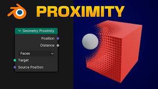 PROXIMITY ANIMATION in Blender - Geometry Nodes