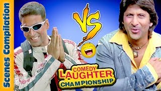 Akshay Kumar  Vs Arshad Warsi Comedy Scenes  - Comedy Laughter Championship