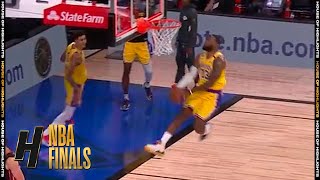 LeBron James CRAZY Reverse Dunk After the Whistle - Game 1 | Heat vs Lakers | 2020 NBA Finals