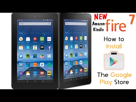 NEW Amazon Kindle Fire 7 Tablet - How to Get Google Play Store (Beginner Walkthrough) NEW Amazon Kindle Fire 7 Tablet - How to Get Google Play Store (Beginner Walkthrough)