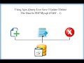 Using Ajax, jQuery Live Add | Edit | Delete MySQL records using PHP (PART - 1)