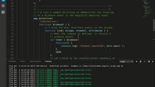 Cleanup when element destroy in angularjs