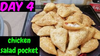 Chicken salad pocket ഇന്നലത്തെ നോമ്പിന്റെ ഒരു വെറൈറ്റി ടേസ്റ്റുള്ള കടി 👌/iftar snack day 4   2021