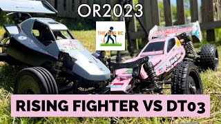 Tamiya Rising Fighter vs Tamiya DT03 OR2023 Round 1 Race 1