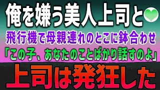 【感動する話】俺を嫌う美人上司。出張先へ移動中の飛行機の隣の席が母親と女上司だった！？「この子、いつもあなたのことばかり話すのよ」「え…？」母親の暴露に上司は発狂【泣ける話】朗読