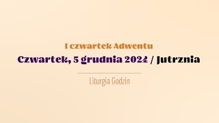 #Jutrznia | 5 grudnia 2024