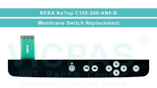 KEBA KeTop C155-200-AN0-B Membrane Switch Keypad Replacement