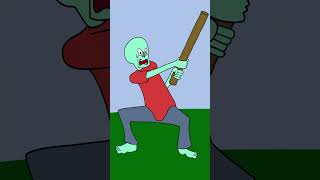 #DailyZombie has a cardboard tube! #DigitalAnimation #Zombie #Cartoon