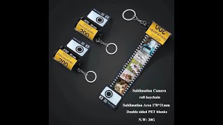 Sublimation Memorial Film keychain