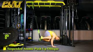 Ready Set Go Playground Exercise- Suspended Atomic Push Up Oblique