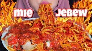 CRAZY SPICY 🔥 ASMR ALA MIE JEBEW GARUT VIRAL | SPICY MUKBANG NOODLES | EATING SOUNDS