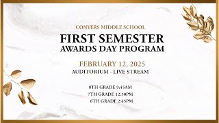 FIRST SEMESTER AWARDS DAY PROGRAM