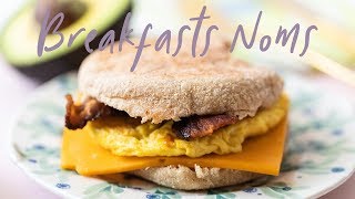 3 WOW BREAKFAST Sandwiches for Back to School | HONEYSUCKLE