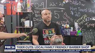 Houston's Morning Show: Tiger Cuts Barbershop