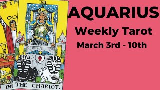 Aquarius Struggles End, Miracles Begin—Prepare For The Unbelievable! 🩷  March 3rd - 10th Tarot