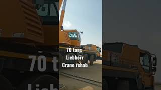 rehab 70 tons libherr mobile crane