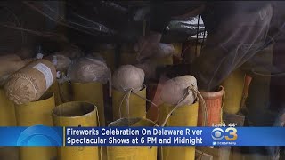 Philadelphia Prepares For Delaware River Firework Show