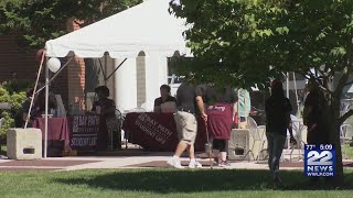 Student move-in day at Bay Path University