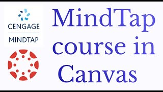 Creating a Cengage MindTap Course in Canvas