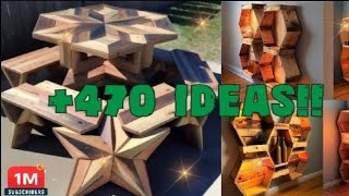 500 IDEAS Gana dinero extra con tus habilidades de carpintería: 500 ideas en madera para el hogar