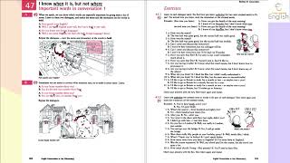 Pronunciation in Use Elementary, Unit 47, I know when it is, but not where