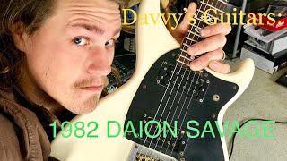 1982 Daion Savage (White) | Davvy’s Guitars