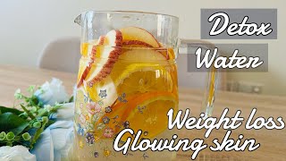 DETOX WATER | Orange , Apple Infused Water | Weight Loss Recipes |Fat Cutter Drink