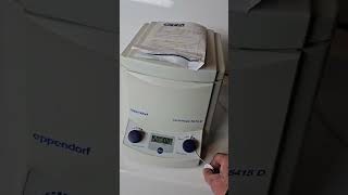 Each Project (734) 395-9417 REFURBISHED EPPENDORF 5415 CENTRIFUGE with ROTOR \u0026 COVER