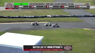 PITROW.TV FREE PREVIEW | Daytona International Speedway | Daytona Kart Week Sprint | Dec 29, 2023