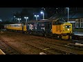 br blue 37402 colas rail 37099 at sheffield from derby r.t.c to doncaster west yard via cleethorpes