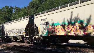 CPKC Unit Sand Train #647 at Lakeforest.