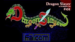 【Play】PC-8801 ドラゴンスレイヤー（Level2.0）#01 レトロゲーム