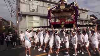 平成26年 行徳 五ヶ町祭礼 本社神輿立派な渡御です。