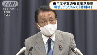 来年度予算の概算要求基準　環境、デジタルで特別枠(2021年7月8日)