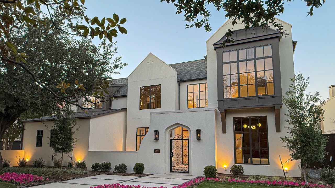 Elegant Luxury Custom House Tour In Dallas Texas Youtube