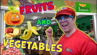 Buying Fruit and Vegetables | Fruit and Vegetables For Kids | Grocery Store For Kids