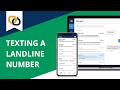 Text Enabling Your Landline Number | EZ Texting Tutorial