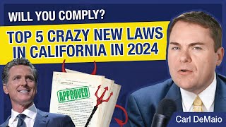 Top 5 Craziest New Laws in California in 2024