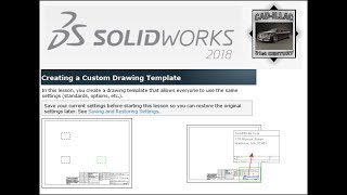 Drawing Template - Basic Techniques - SOLIDWORKS 2018